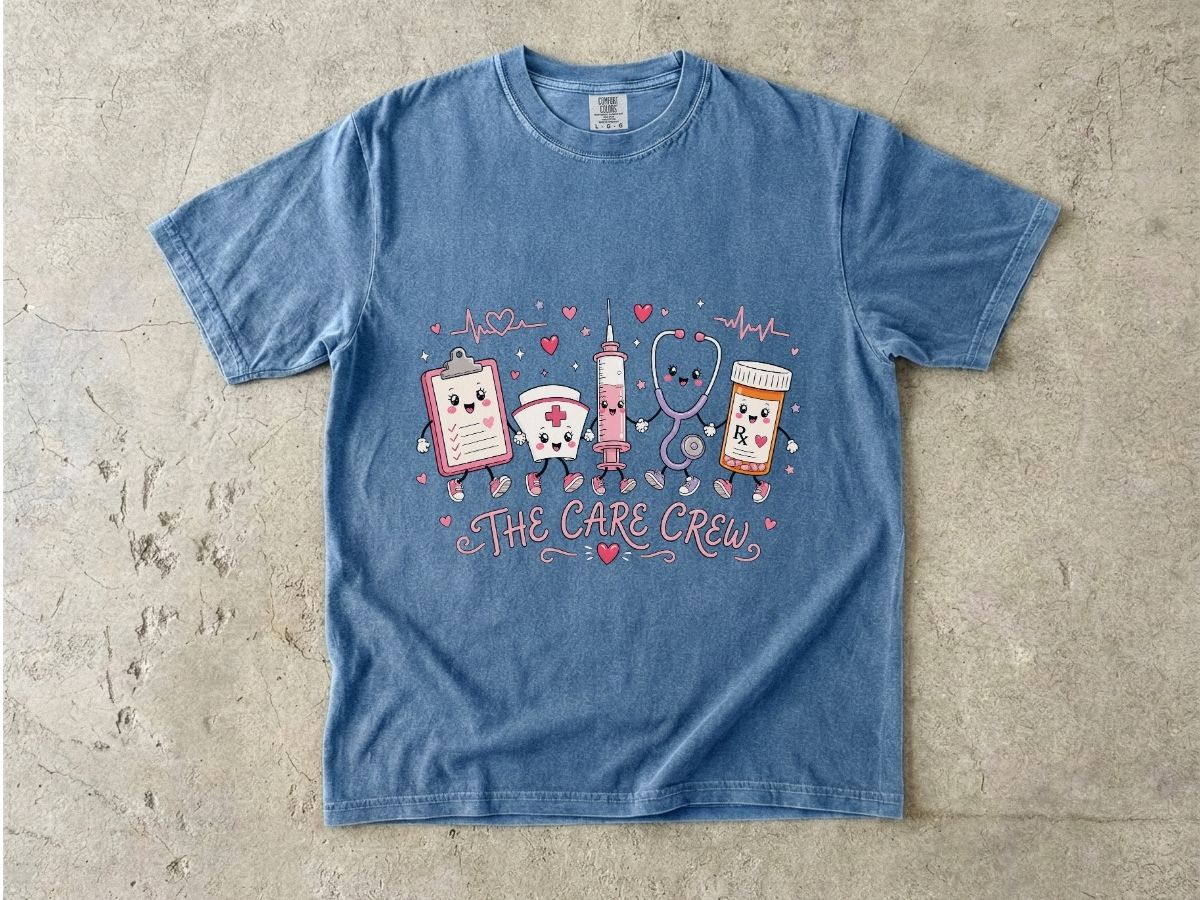 The Care Crew T-Shirt — Cute Medical Staff Nurse Gift