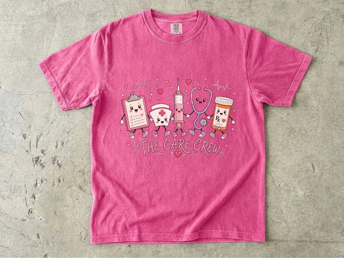 The Care Crew T-Shirt — Cute Medical Staff Nurse Gift