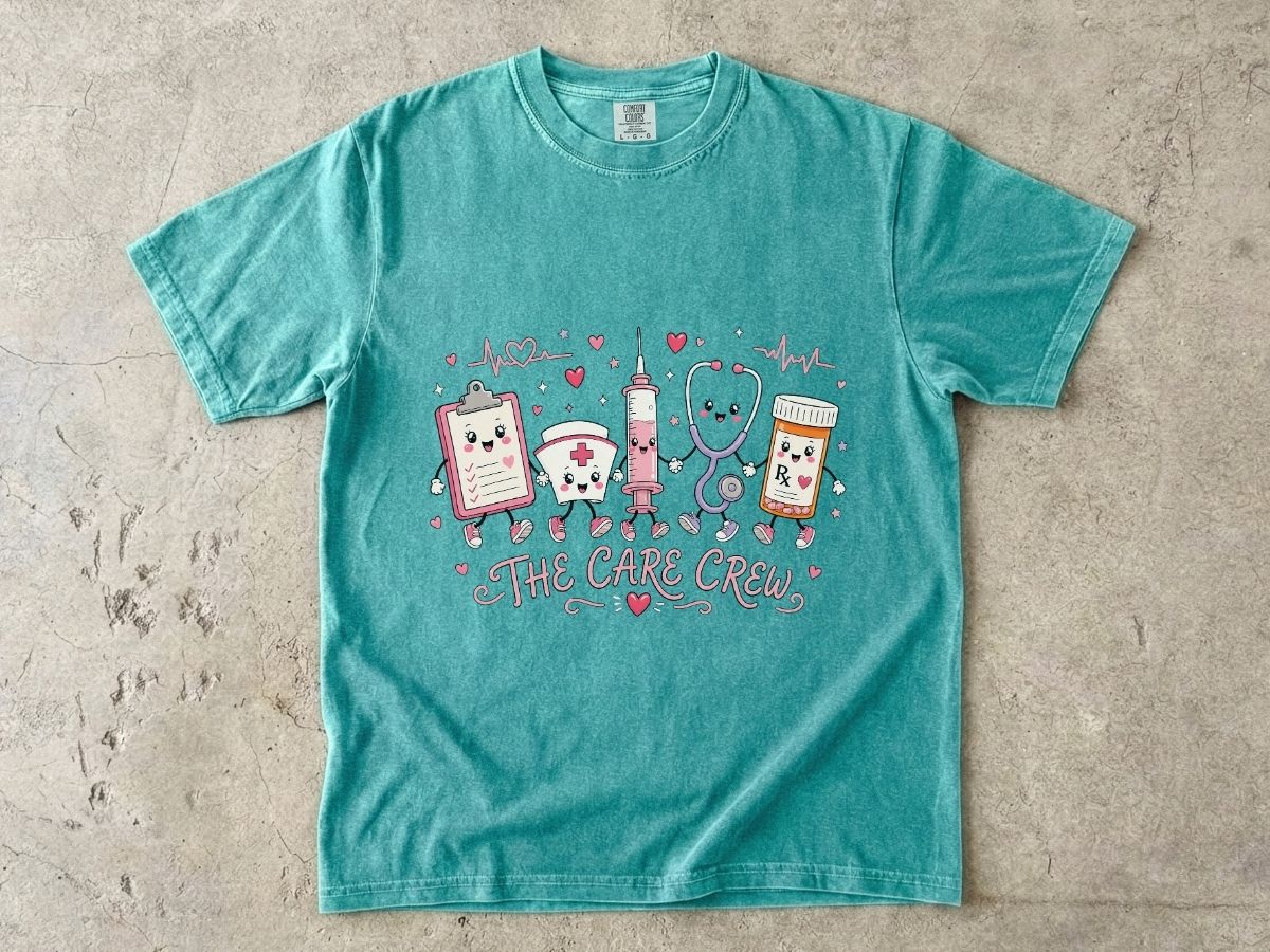The Care Crew T-Shirt — Cute Medical Staff Nurse Gift