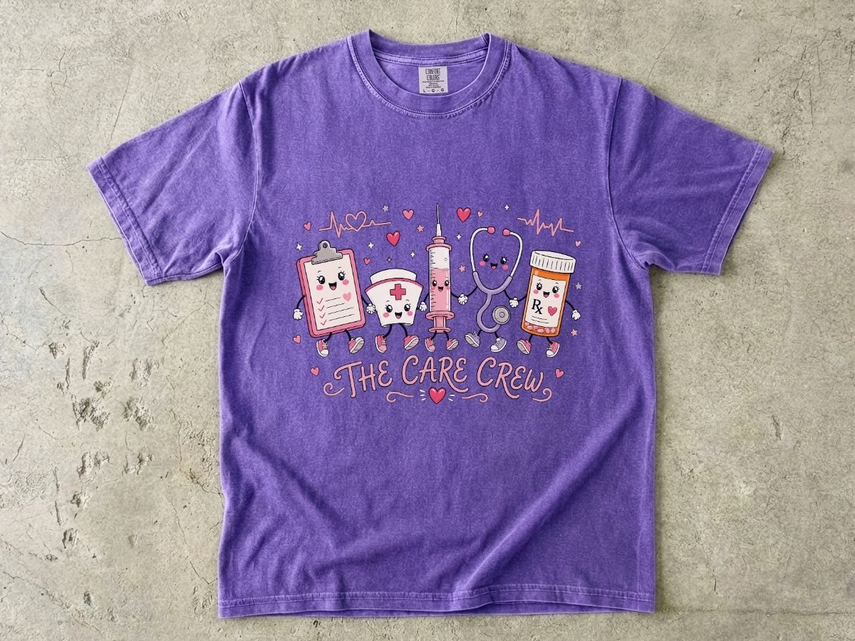The Care Crew T-Shirt — Cute Medical Staff Nurse Gift