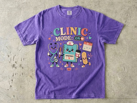 Clinic Mode On Nurse Shirt | Outpatient RN & Clinic Nurse Tee