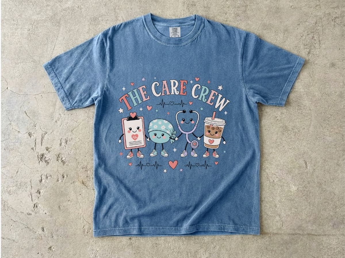 The Care Crew Nurse Shirt | Cute Healthcare Worker Tee