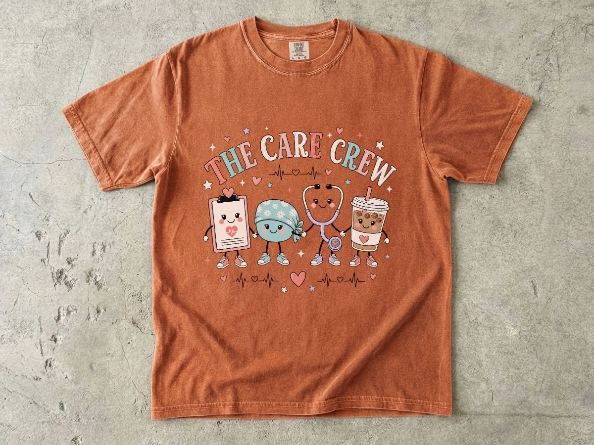 The Care Crew Nurse Shirt | Cute Healthcare Worker Tee