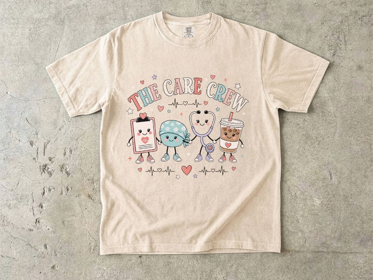 The Care Crew Nurse Shirt | Cute Healthcare Worker Tee
