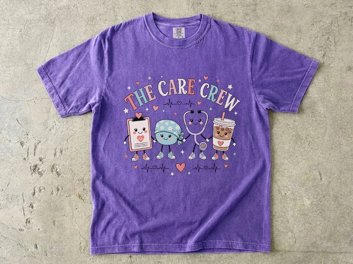 The Care Crew Nurse Shirt | Cute Healthcare Worker Tee