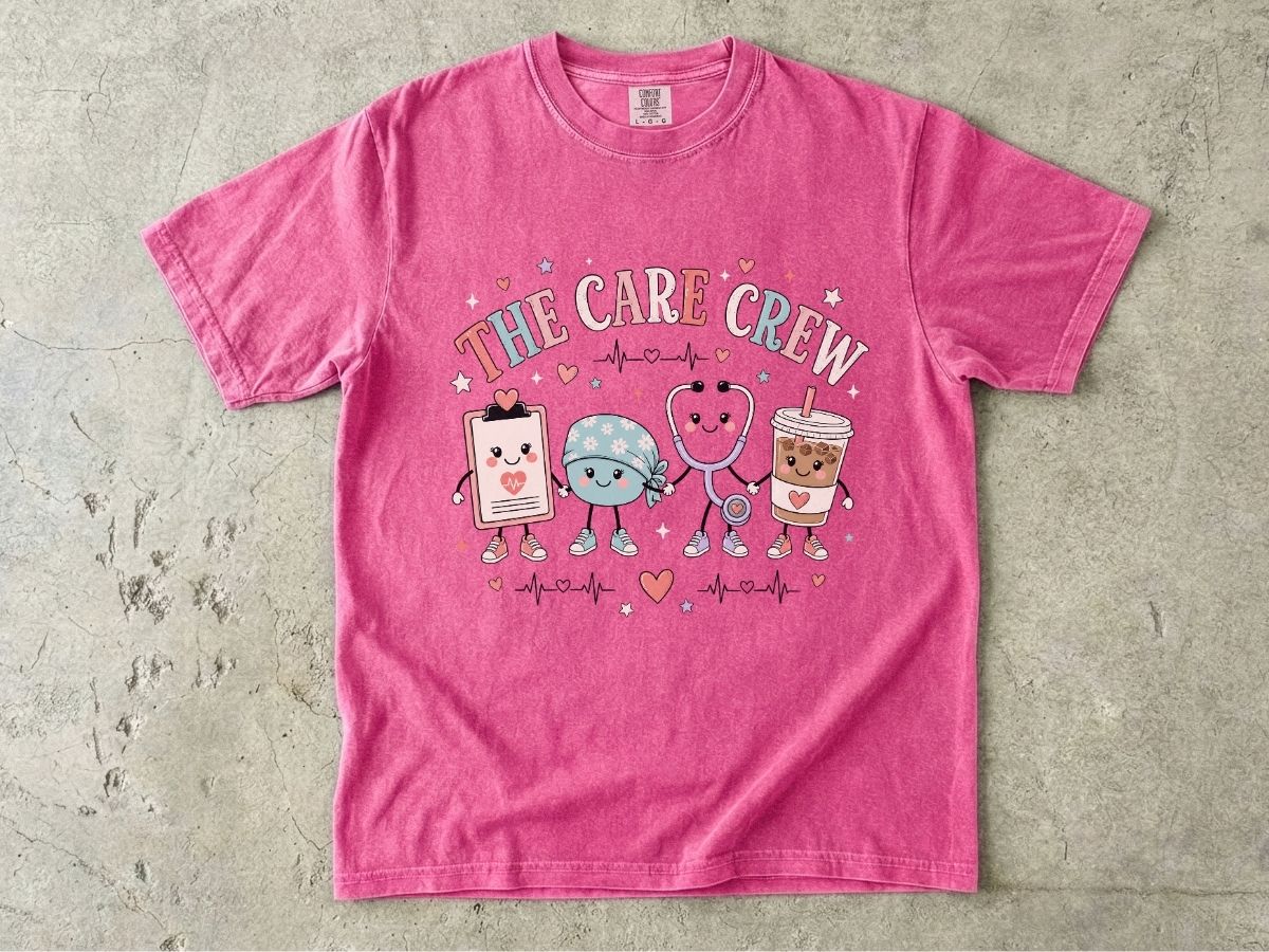The Care Crew Nurse Shirt | Cute Healthcare Worker Tee