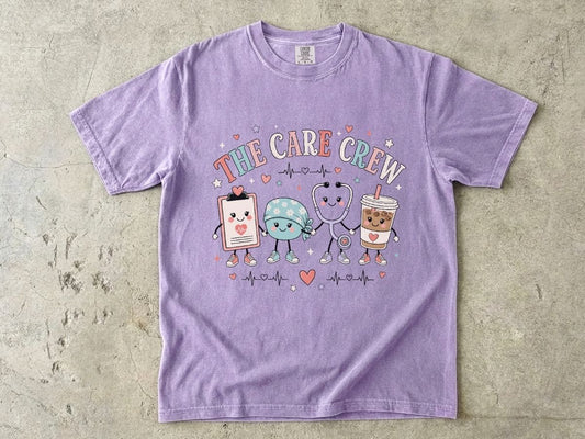 The Care Crew Nurse Shirt | Cute Healthcare Worker Tee