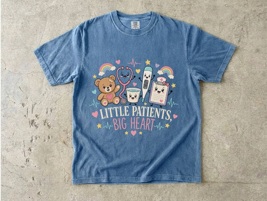 Little Patients Big Heart Pediatric Nurse Shirt | Peds RN Tee  Meta Description