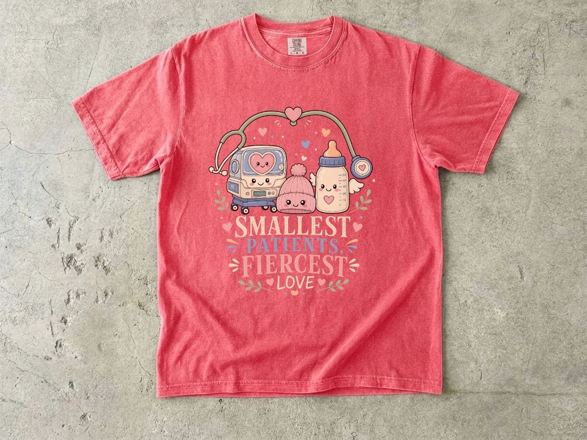 Smallest Fighters Fiercest Love NICU Nurse Shirt | Neonatal RN Tee