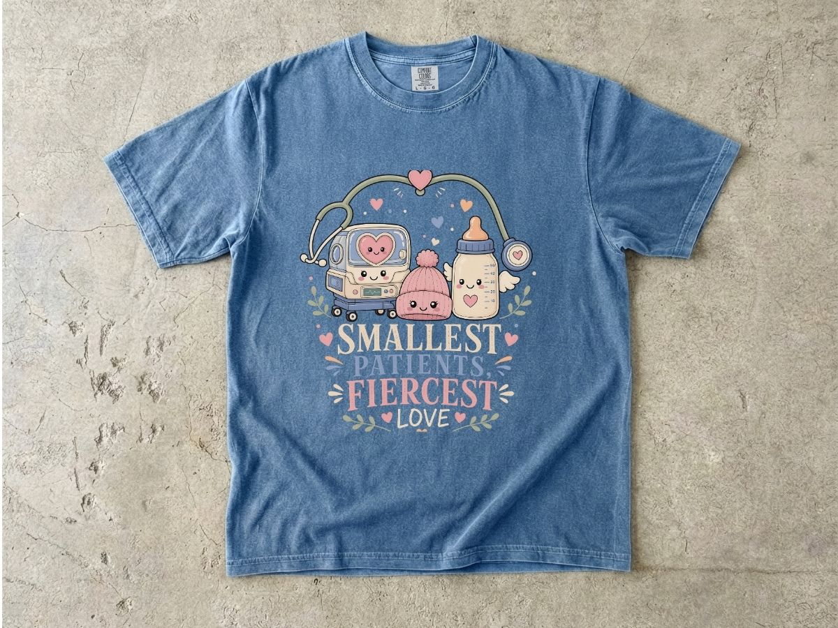 Smallest Fighters Fiercest Love NICU Nurse Shirt | Neonatal RN Tee