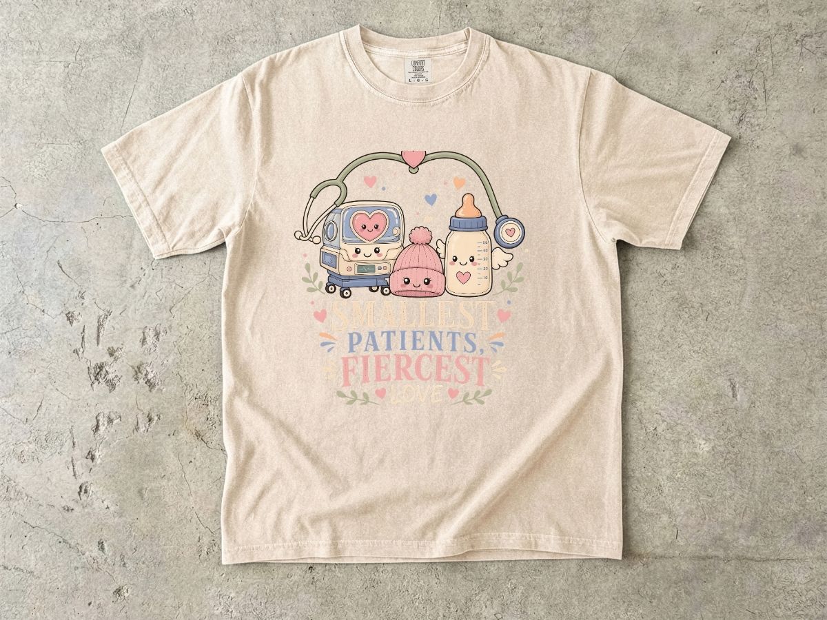 Smallest Fighters Fiercest Love NICU Nurse Shirt | Neonatal RN Tee