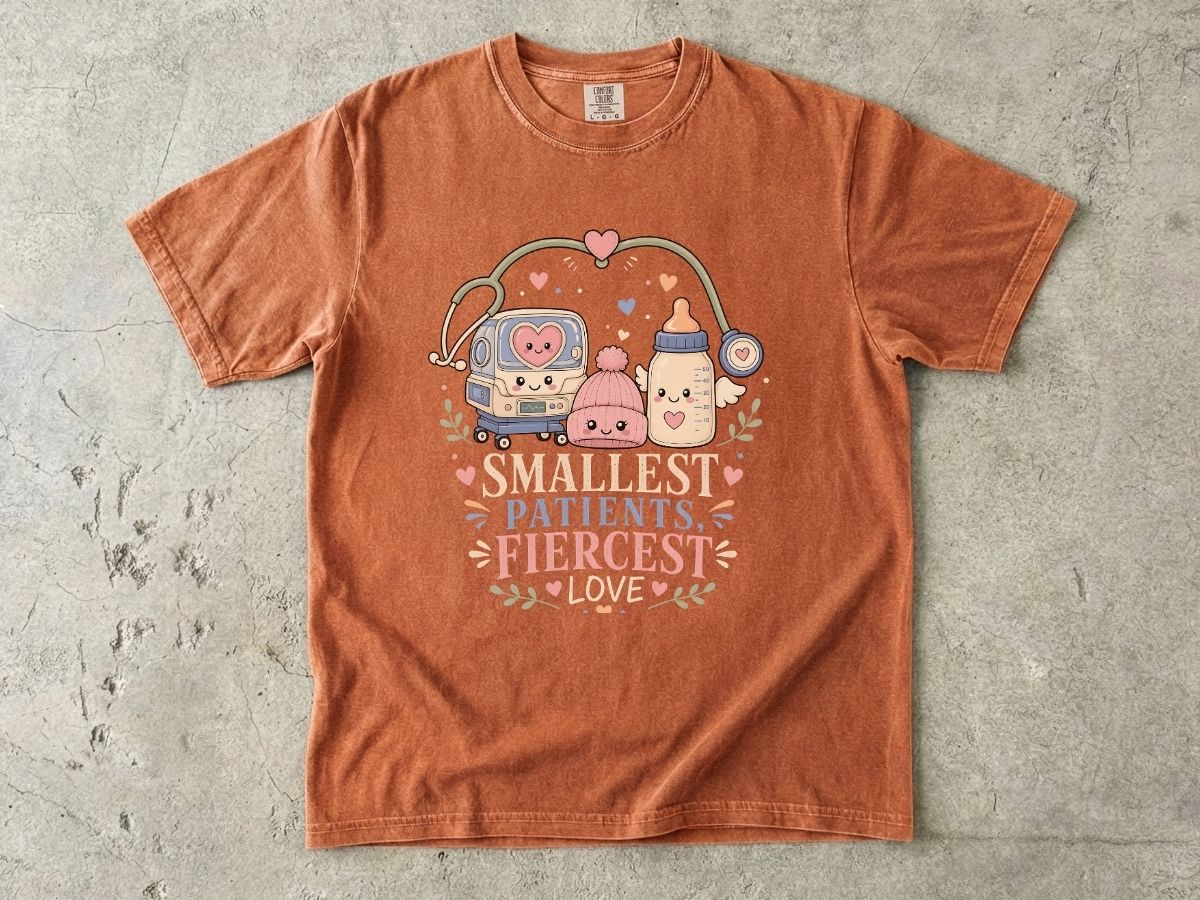 Smallest Fighters Fiercest Love NICU Nurse Shirt | Neonatal RN Tee