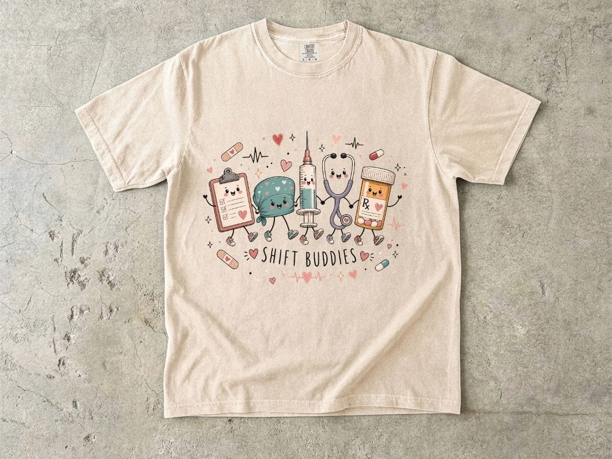 Shift Buddies Nurse Shirt | Nurse Bestie & Coworker Tee