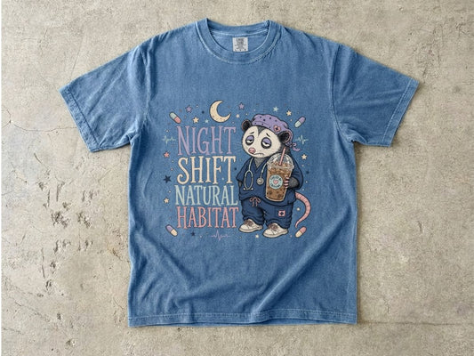 Night Shift Natural Habitat Nurse Shirt | Funny RN Tee