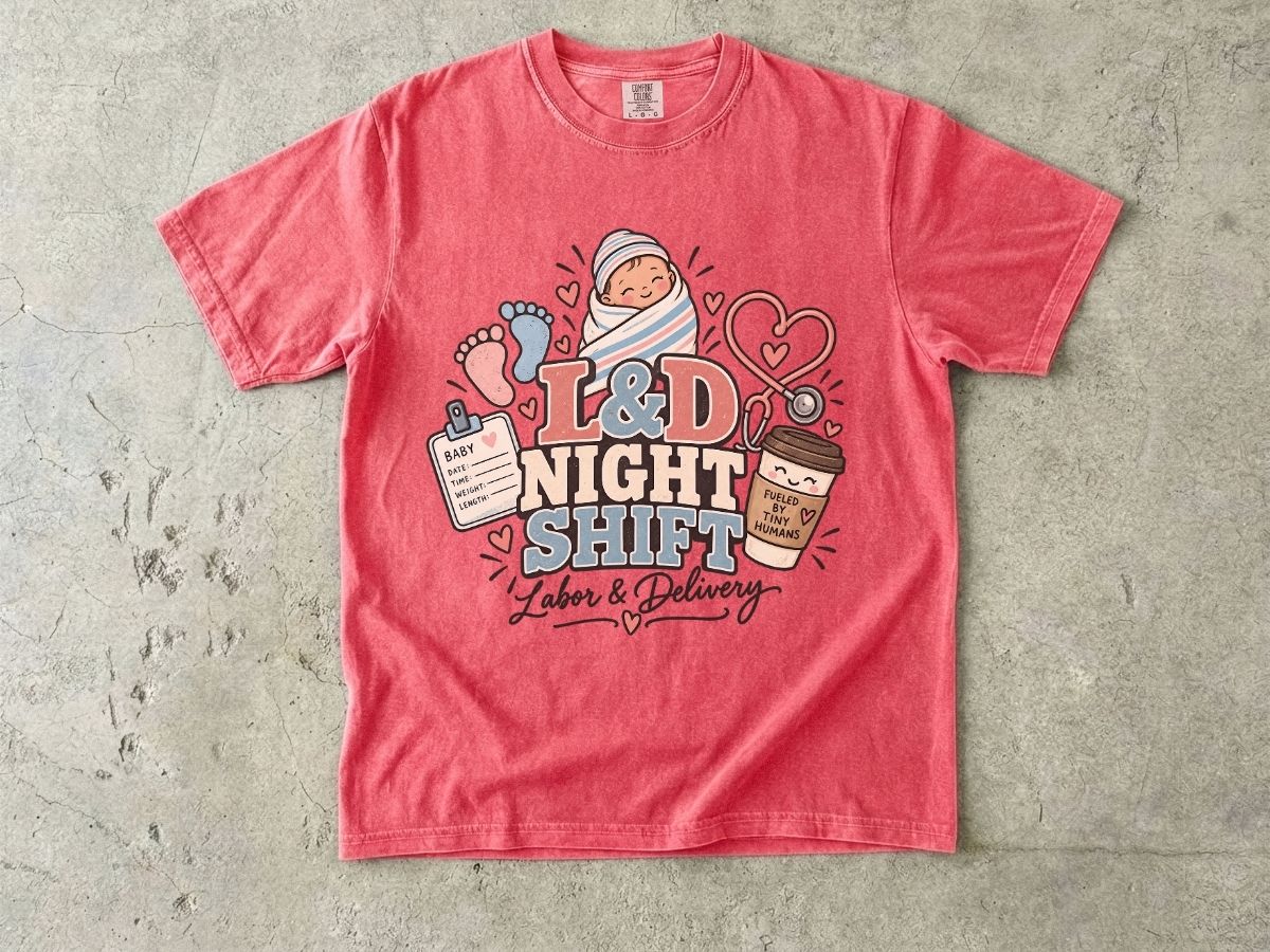 L&D Night Shift Nurse Shirt | Labor & Delivery Nurse Tee