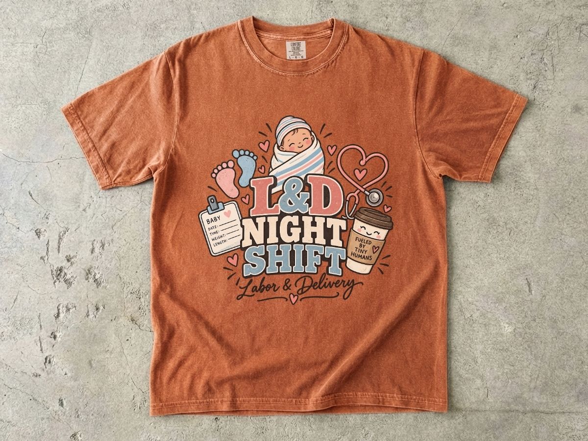 L&D Night Shift Nurse Shirt | Labor & Delivery Nurse Tee