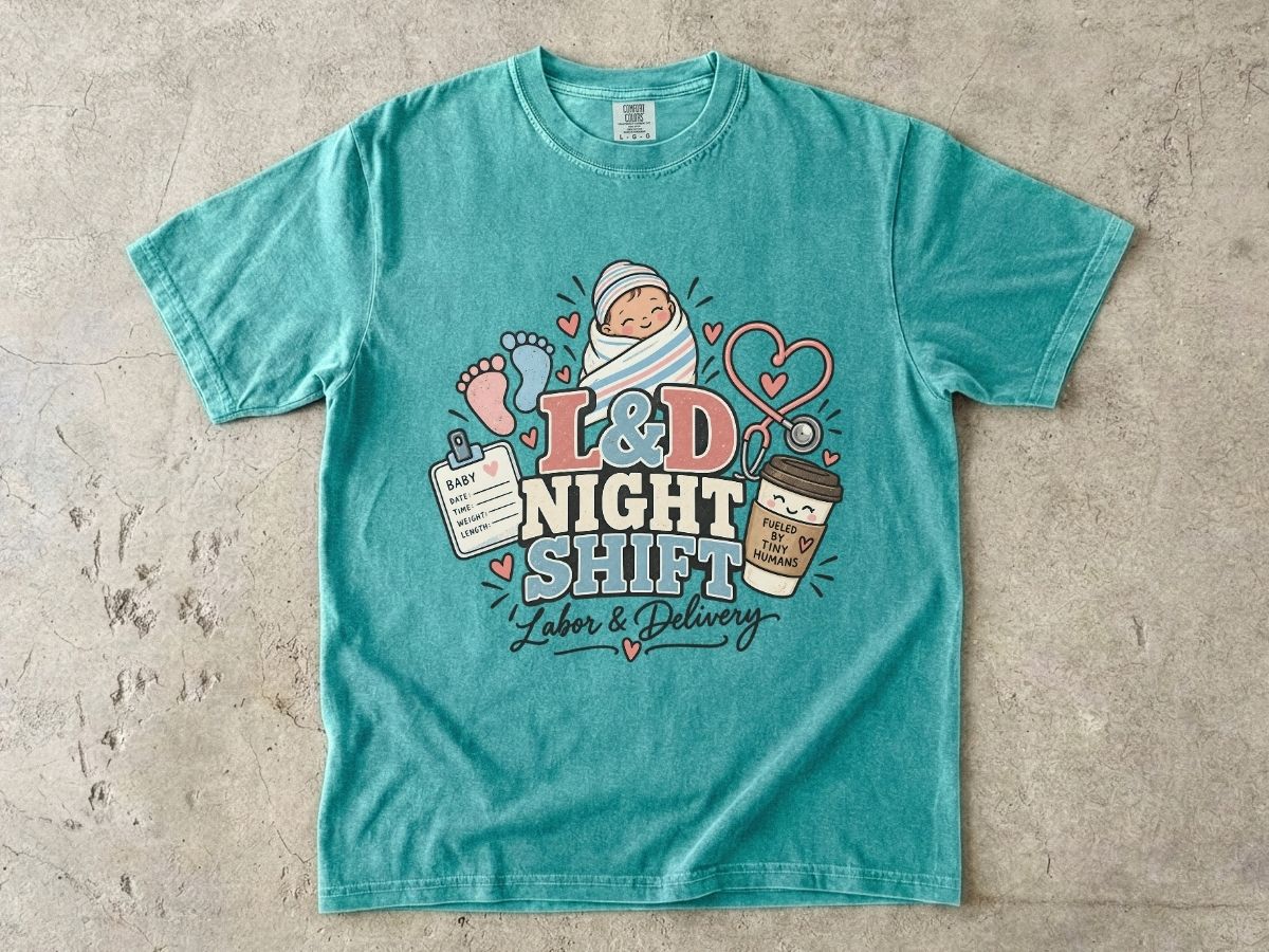L&D Night Shift Nurse Shirt | Labor & Delivery Nurse Tee