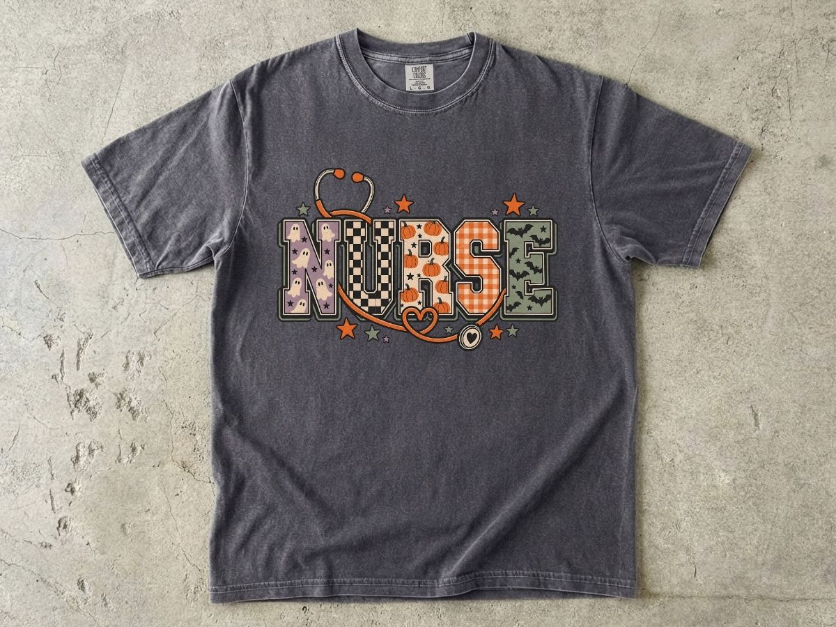 Halloween Nurse Shirt | Cute Spooky RN Graphic Tee & Gift