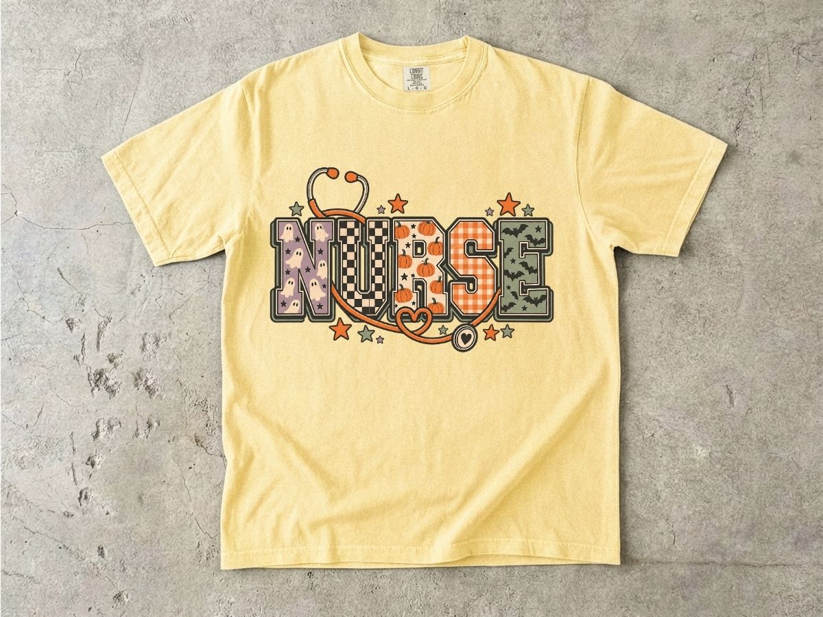 Halloween Nurse Shirt | Cute Spooky RN Graphic Tee & Gift