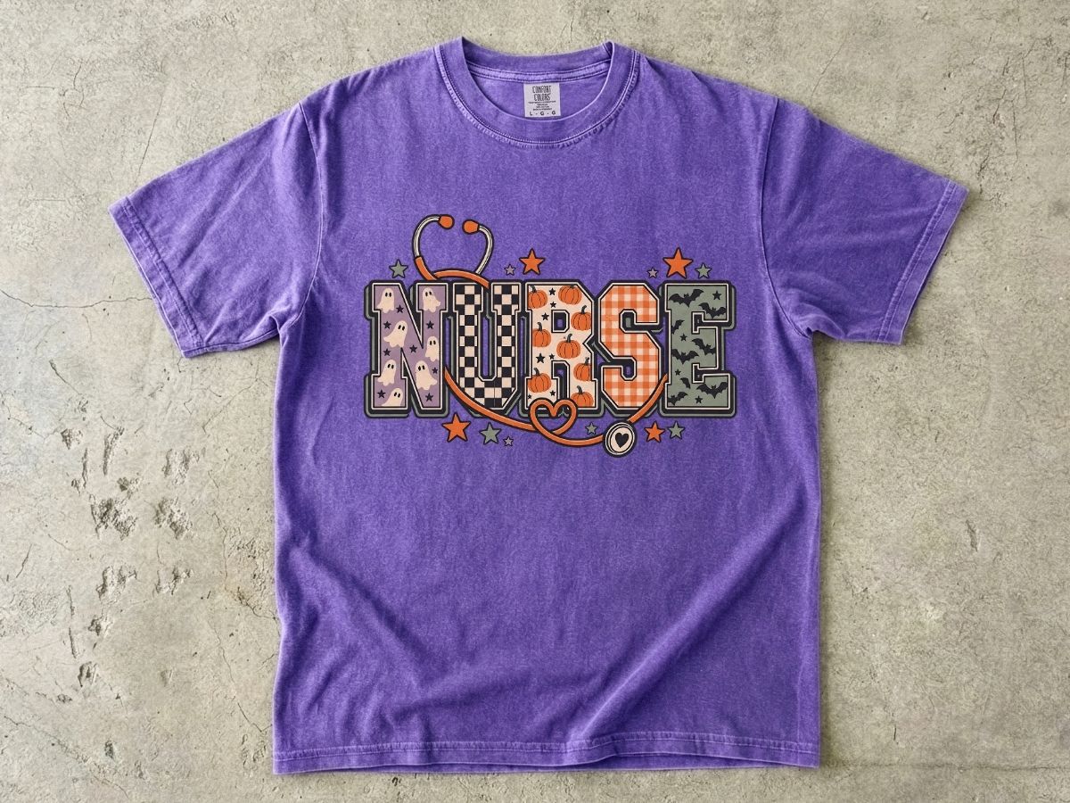 Halloween Nurse Shirt | Cute Spooky RN Graphic Tee & Gift