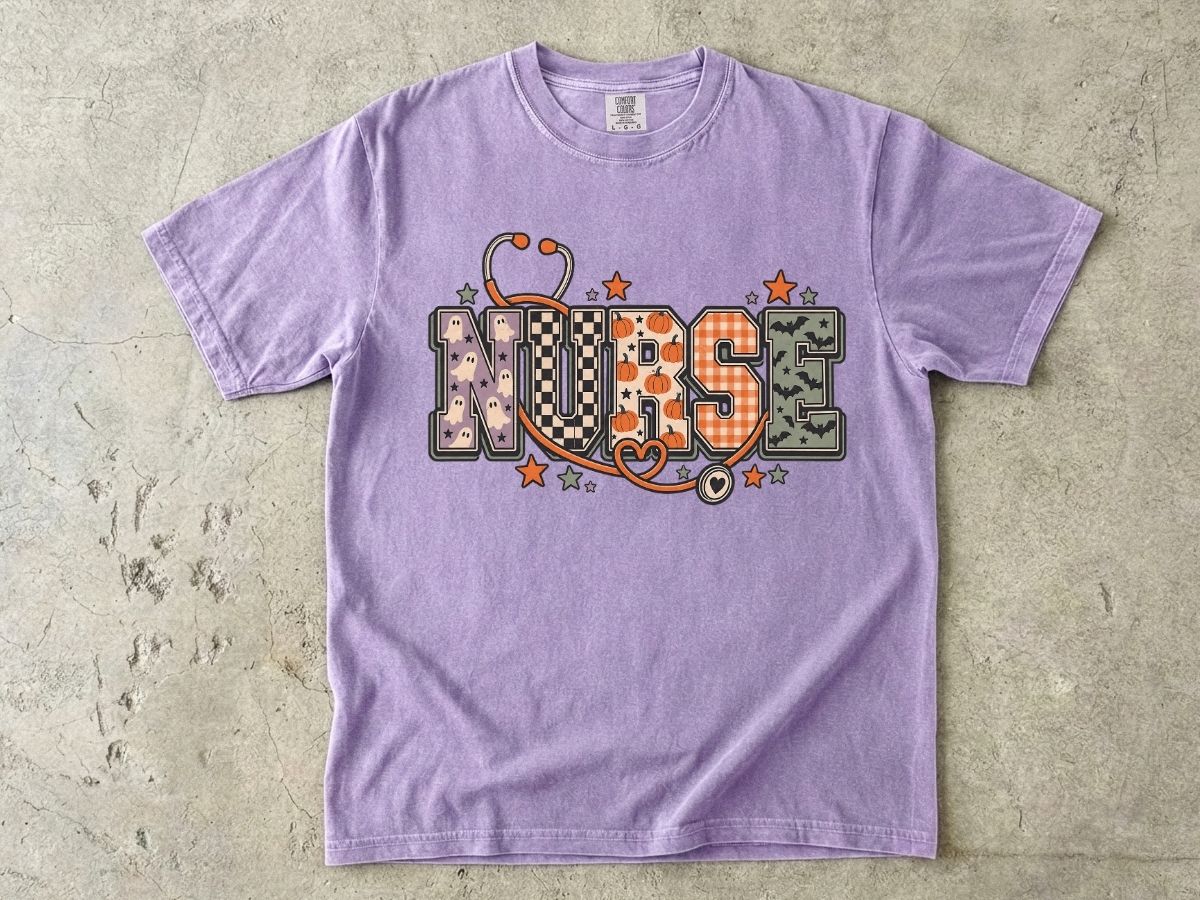 Halloween Nurse Shirt | Cute Spooky RN Graphic Tee & Gift