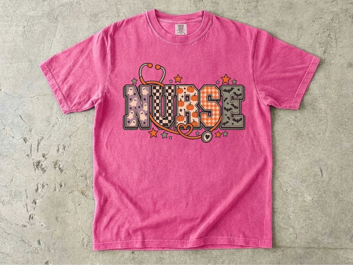Halloween Nurse Shirt | Cute Spooky RN Graphic Tee & Gift