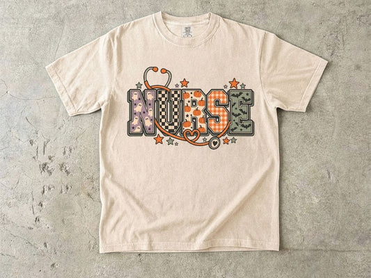 Halloween Nurse Shirt | Cute Spooky RN Graphic Tee & Gift