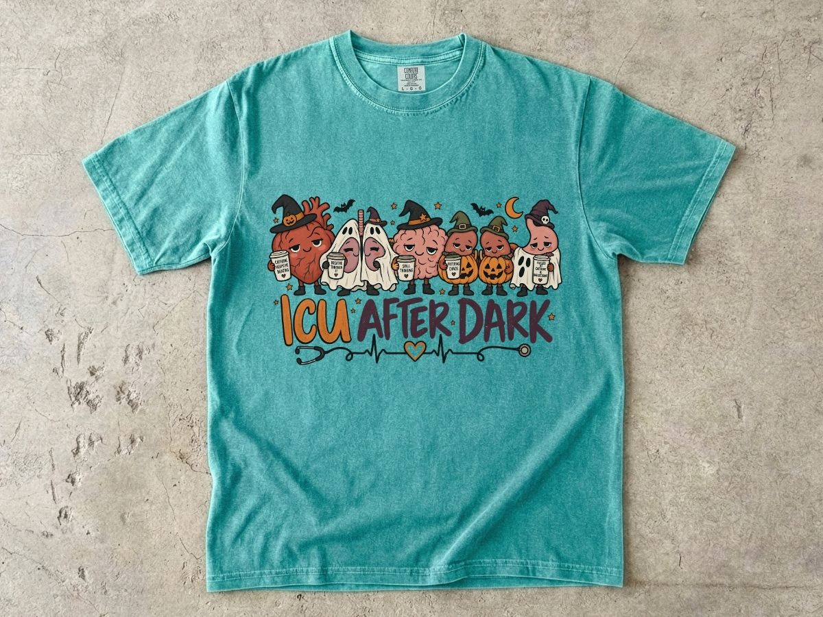 ICU After Dark Nurse Shirt | Night Shift ICU Nurse Tee