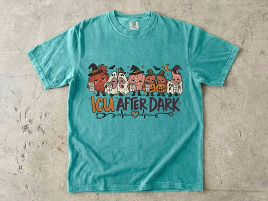ICU After Dark Nurse Shirt | Night Shift ICU Nurse Tee