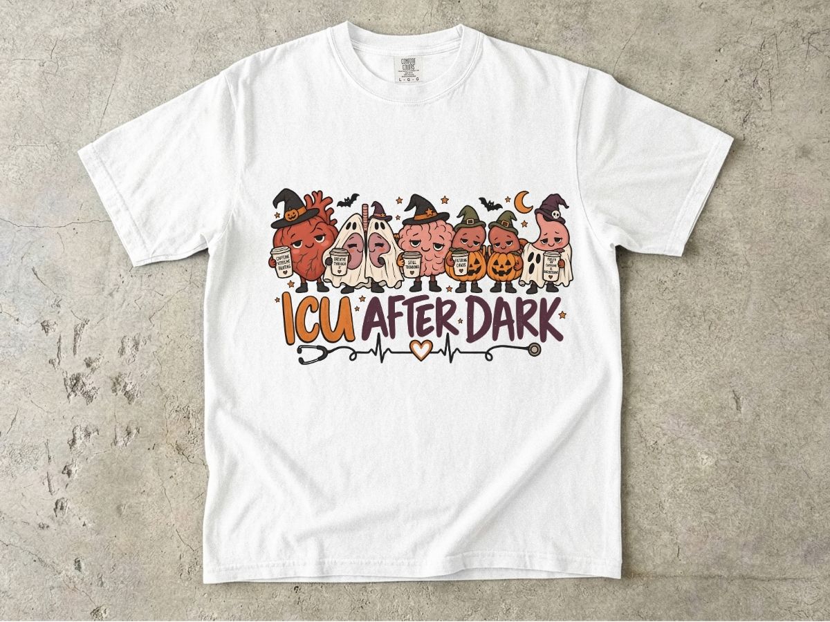 ICU After Dark Nurse Shirt | Night Shift ICU Nurse Tee