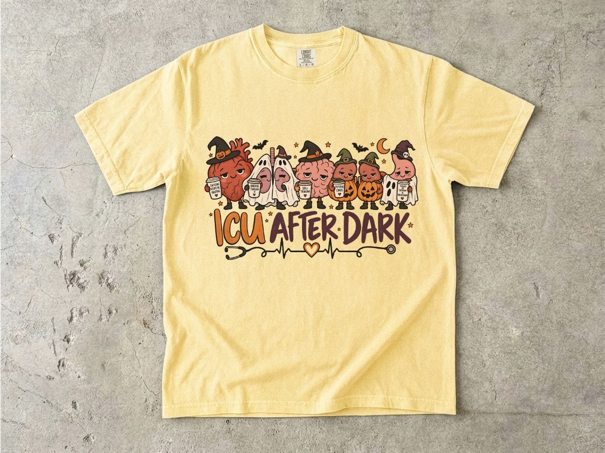 ICU After Dark Nurse Shirt | Night Shift ICU Nurse Tee