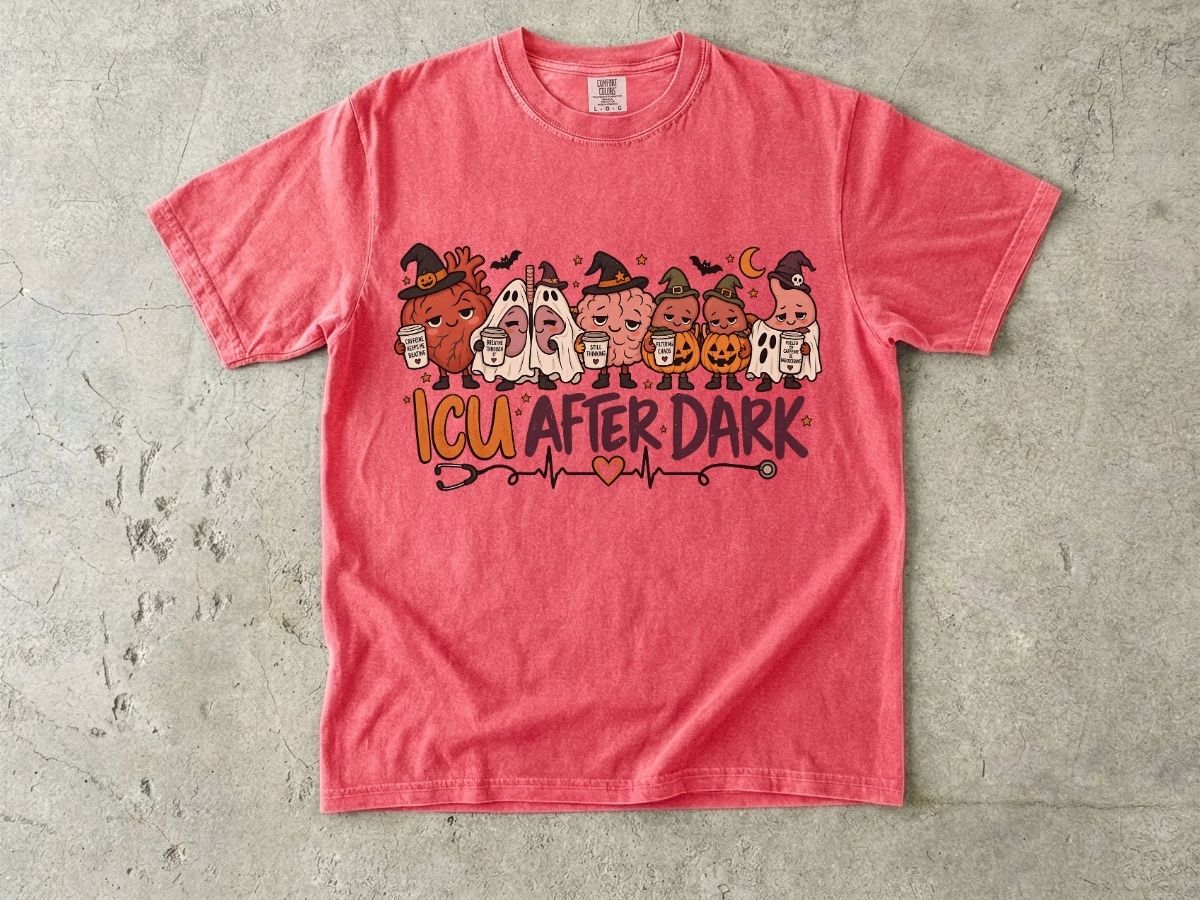 ICU After Dark Nurse Shirt | Night Shift ICU Nurse Tee