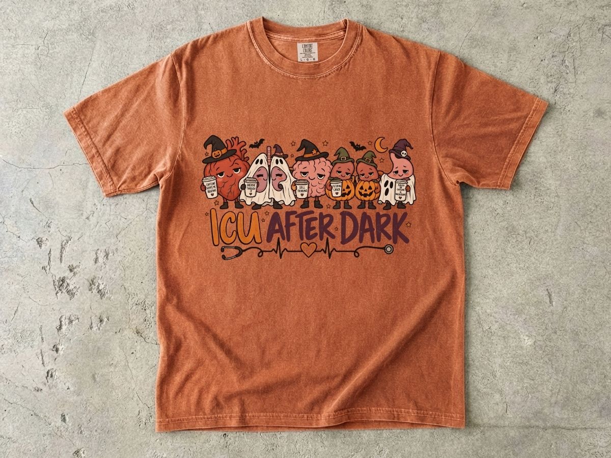 ICU After Dark Nurse Shirt | Night Shift ICU Nurse Tee