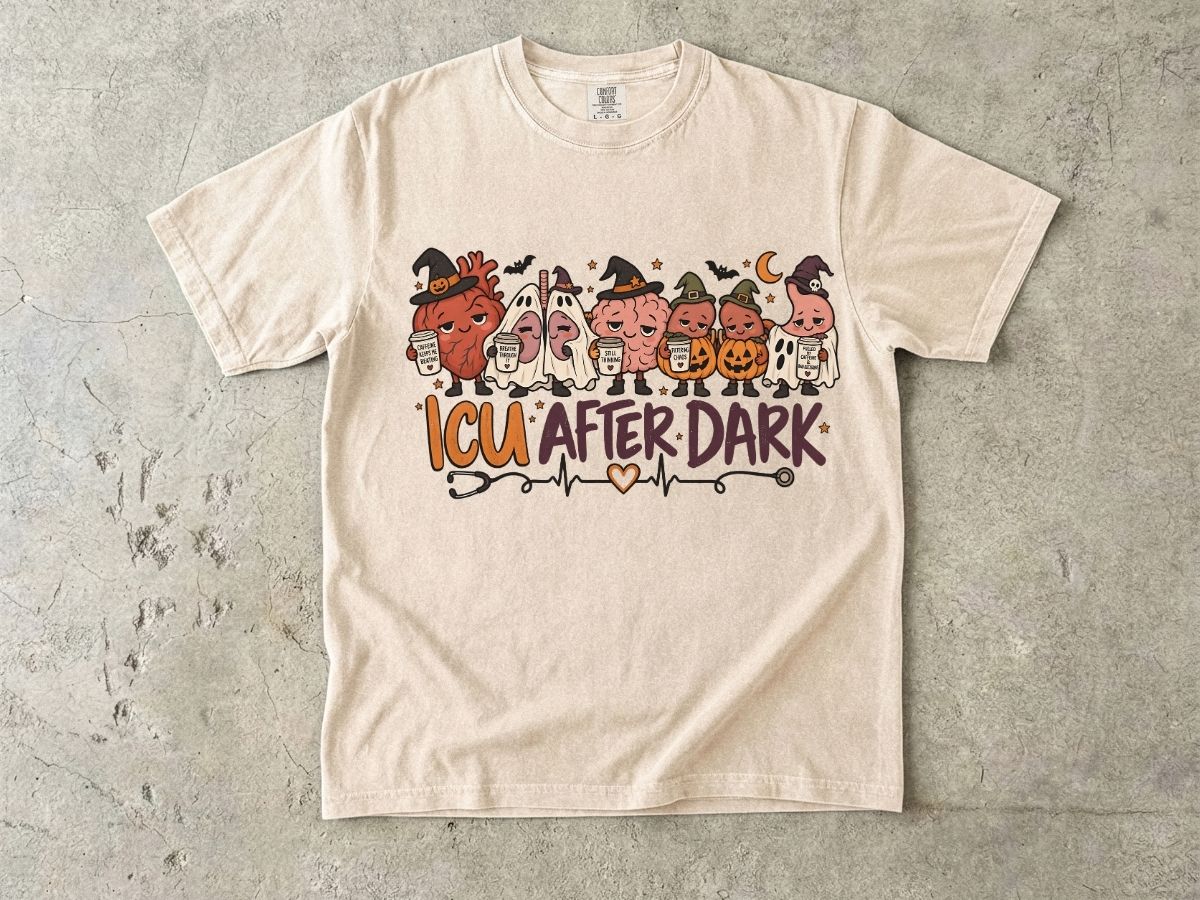 ICU After Dark Nurse Shirt | Night Shift ICU Nurse Tee