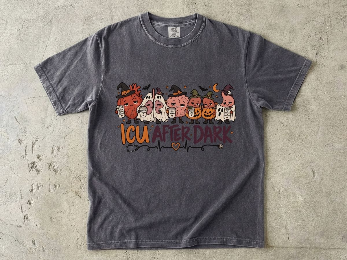 ICU After Dark Nurse Shirt | Night Shift ICU Nurse Tee