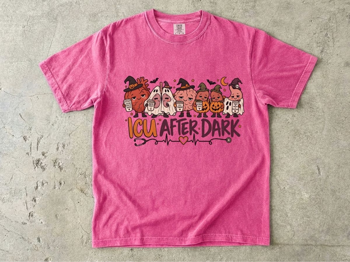 ICU After Dark Nurse Shirt | Night Shift ICU Nurse Tee