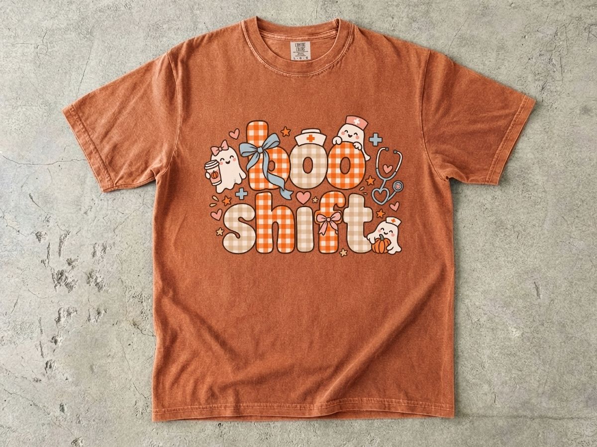 Boo Shift Nurse Shirt | Cute Halloween Nurse Graphic Tee