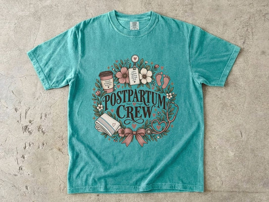 Postpartum Nurse Shirt | Mother Baby RN Graphic Tee & Gift