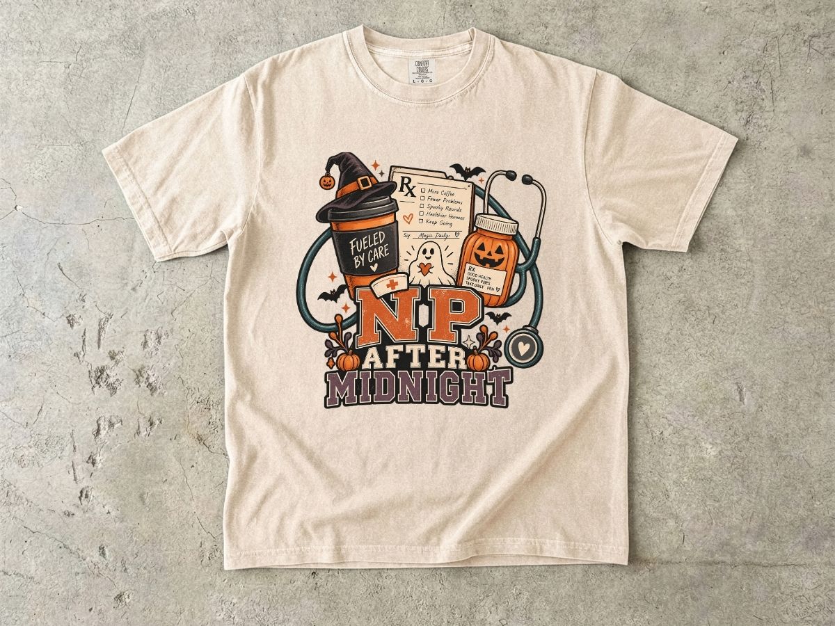Nurse Practitioner Halloween Shirt | NP After Midnight Tee