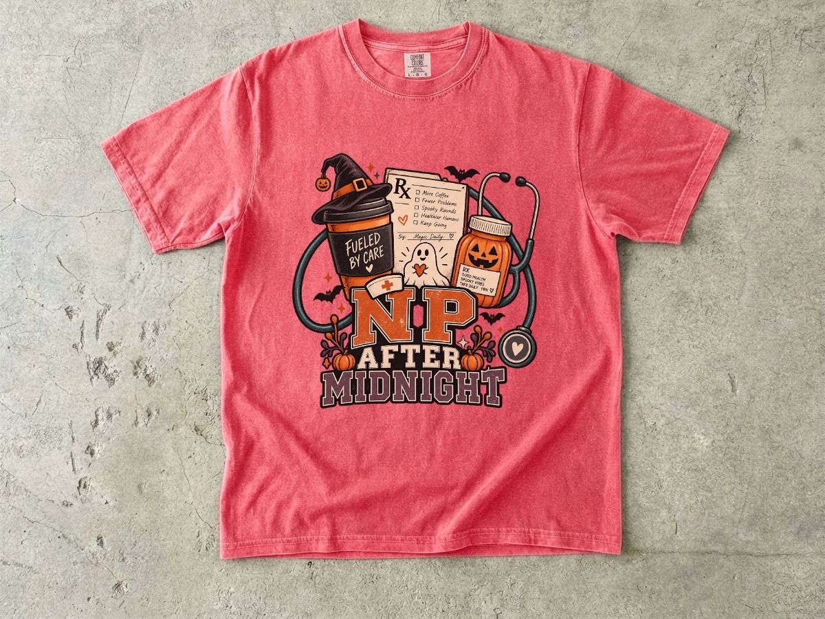 Nurse Practitioner Halloween Shirt | NP After Midnight Tee