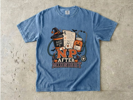 Nurse Practitioner Halloween Shirt | NP After Midnight Tee