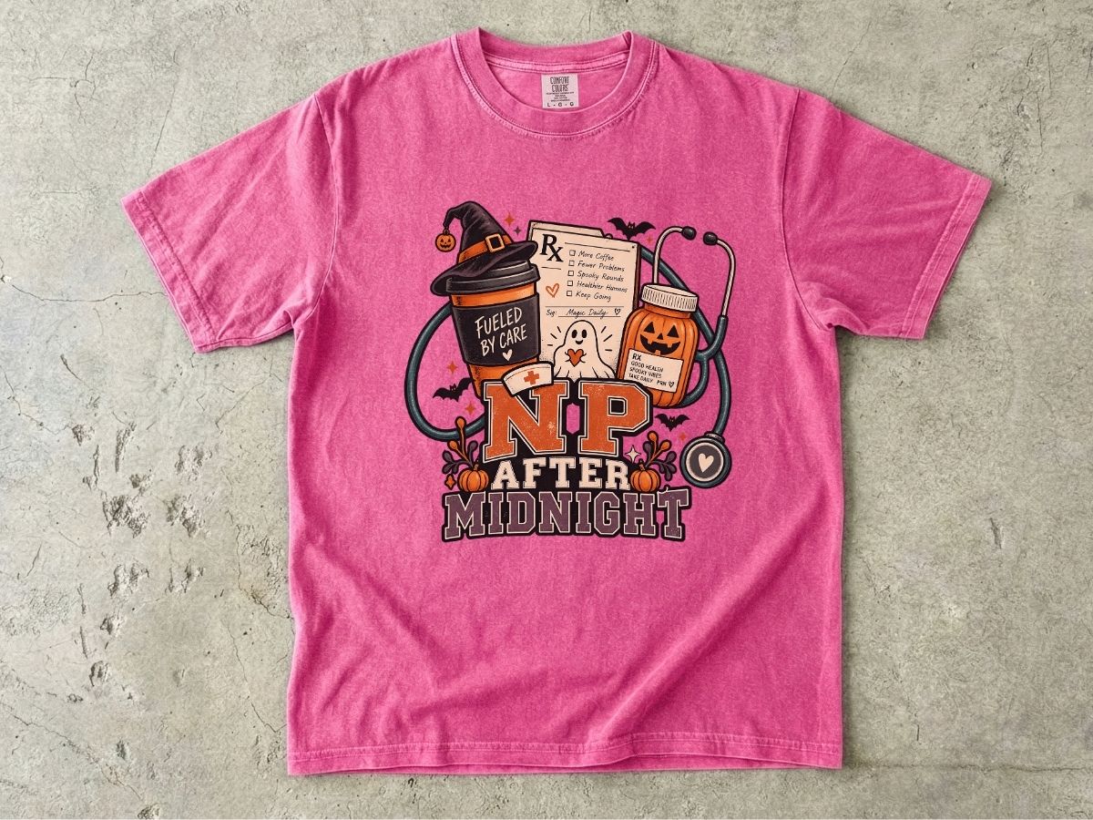 Nurse Practitioner Halloween Shirt | NP After Midnight Tee