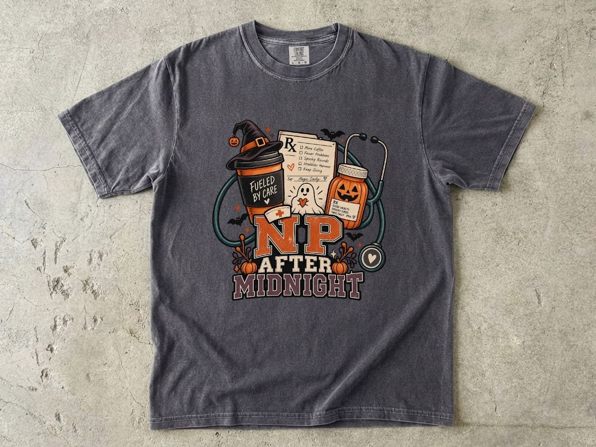 Nurse Practitioner Halloween Shirt | NP After Midnight Tee