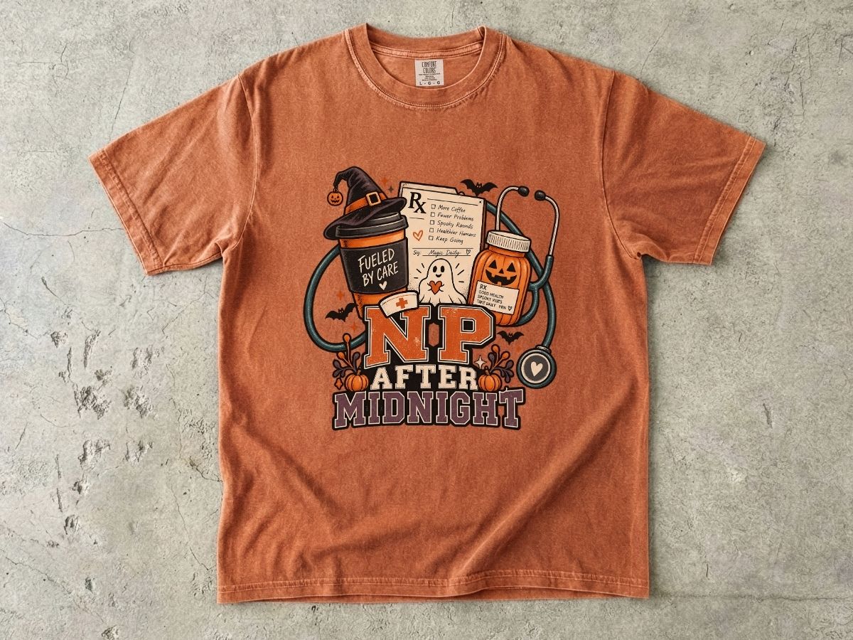 Nurse Practitioner Halloween Shirt | NP After Midnight Tee