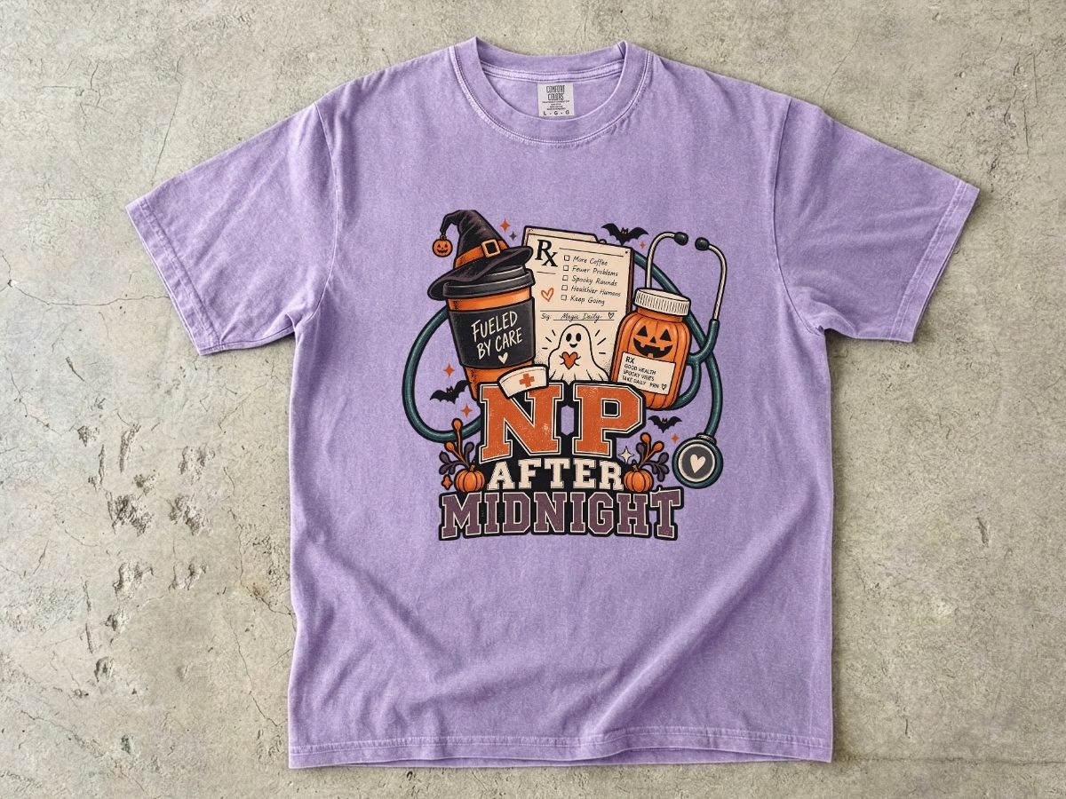Nurse Practitioner Halloween Shirt | NP After Midnight Tee