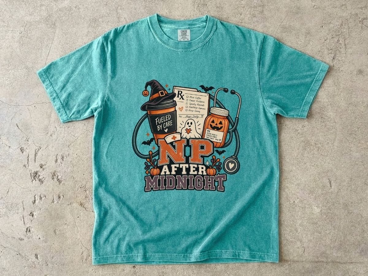 Nurse Practitioner Halloween Shirt | NP After Midnight Tee