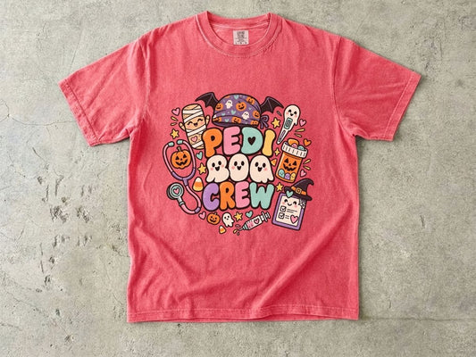 Pediatric Nurse Halloween Shirt | Peds Boo Crew RN Tee