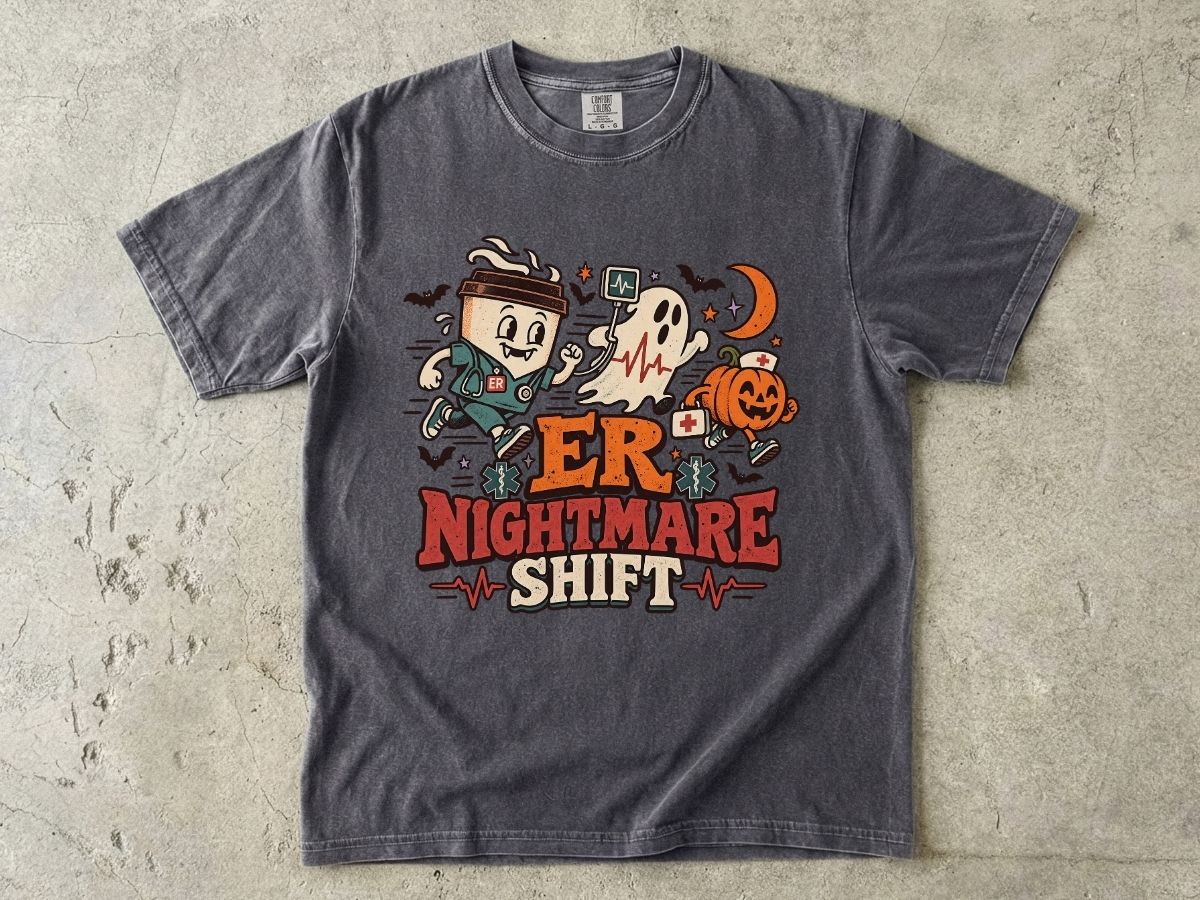ER Nurse Halloween Shirt | ER Nightmare Shift RN Tee