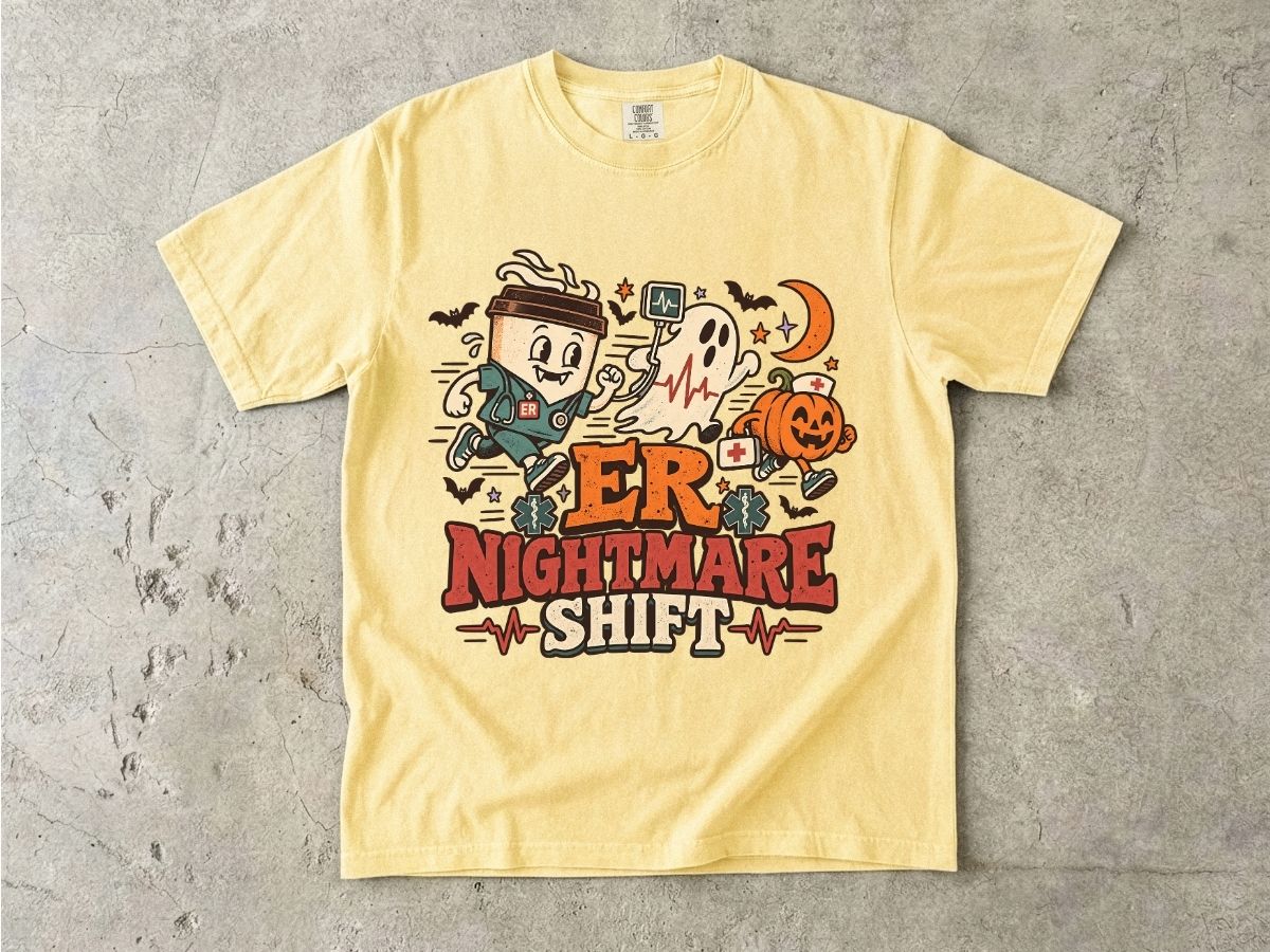 ER Nurse Halloween Shirt | ER Nightmare Shift RN Tee