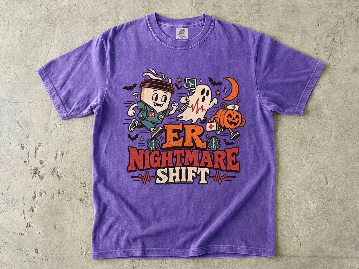 ER Nurse Halloween Shirt | ER Nightmare Shift RN Tee